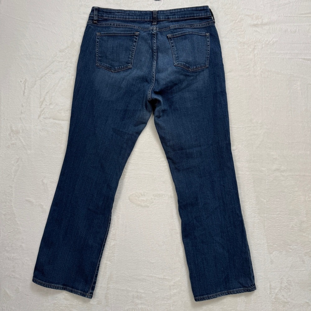 Gap Jeans Women 14/32R Dark Blue Premium Bootcut Mid Rise Stretch Denim Pants - Picture 7 of 13